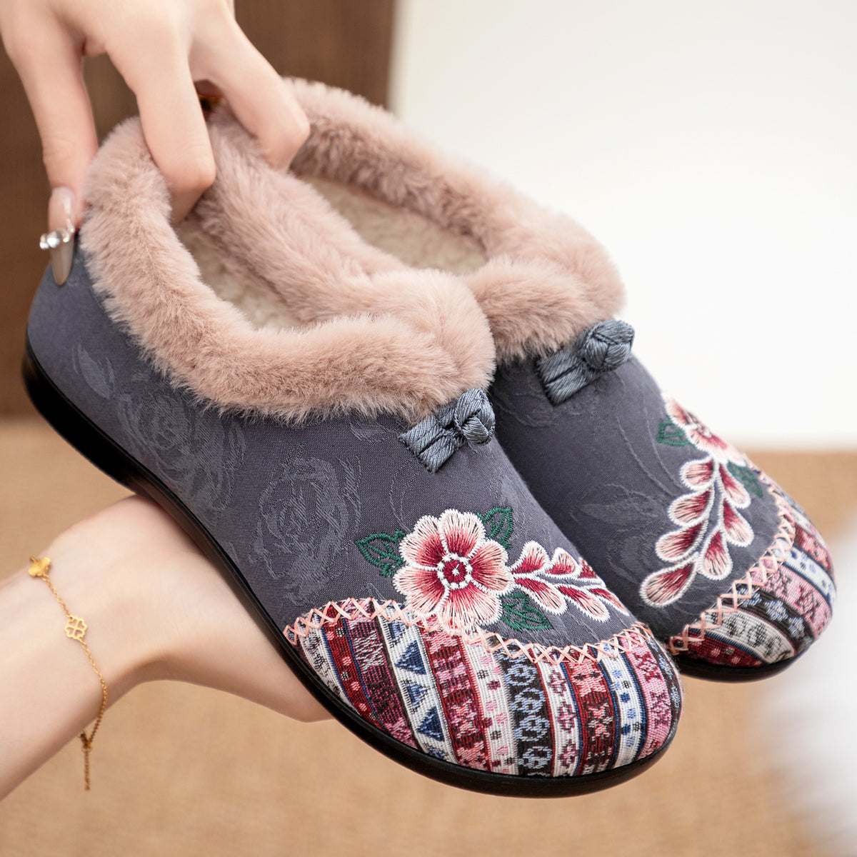 🔥Last Day 60% OFF - Waterproof Orthopedic Warm Shoes