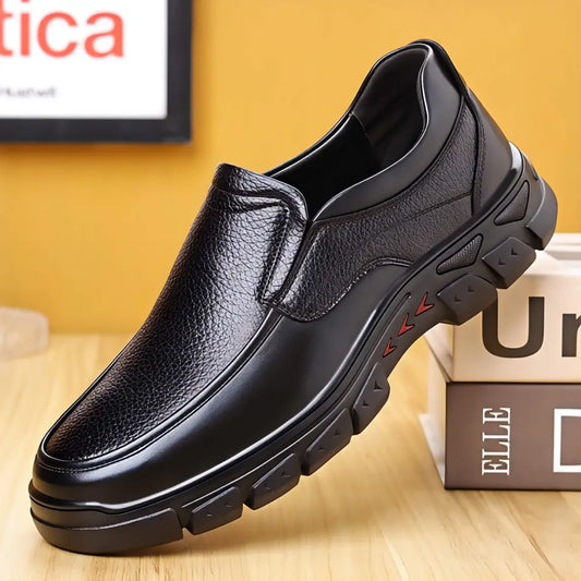 🎅Limited time deal — 50% OFF⏰Men's Orthopedic Arch Support Genuine Leather Slip-On Loafers