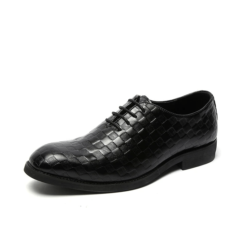 🔥Hot Sale🎁--40% OFF 🎉 Men Casual Business Cap Toe Lace-up Leather Dress Oxfords