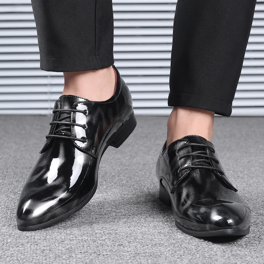🐦Early Bird Offer🎁--30% OFF🎉Mens Stylish Comfortable Non Slip Leather Oxfords Dress Shoes