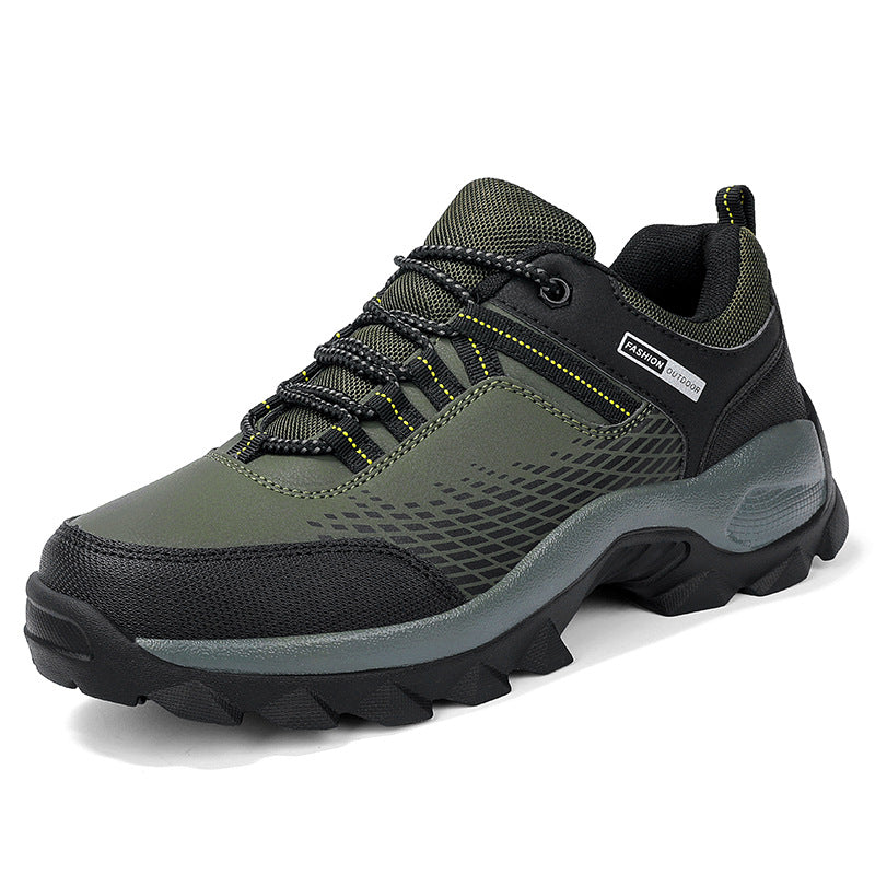 (⏰Limited Time Sale 70% OFF) Men's Wear Resistant Waterproof Non-slip Anti-skid Anti-puncture Hiking Shoes Orthopedic Wide Toe Arch Support Walking Shoes
