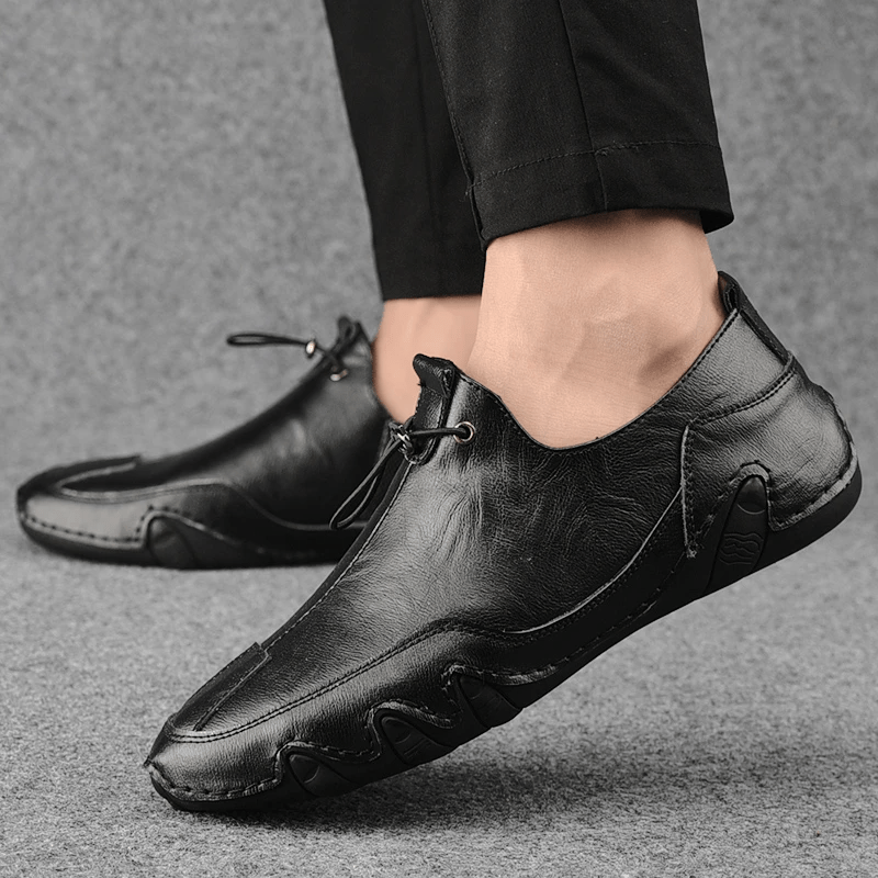 🔥Hot Sale🎁--30% OFF 🎉 Men Genuine Leather Lightweight Soft Sole Fashion Casual Loafers