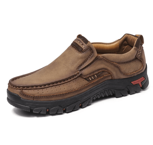 🔥Hot Sale🎁--50% OFF 🎉 Men's Casual Non-Slip Comfy Breathable Leather Slip On Lofers