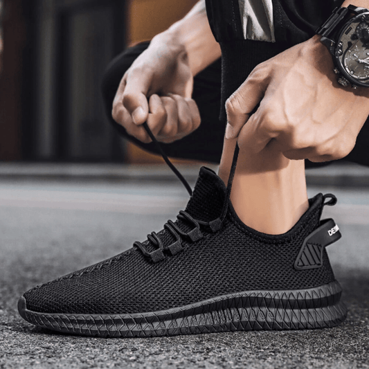 🔥Hot Sale🎁--50% OFF 🎉Men's Lightweight Breathable Antibacterial Lace-up Casual Running Sneakers