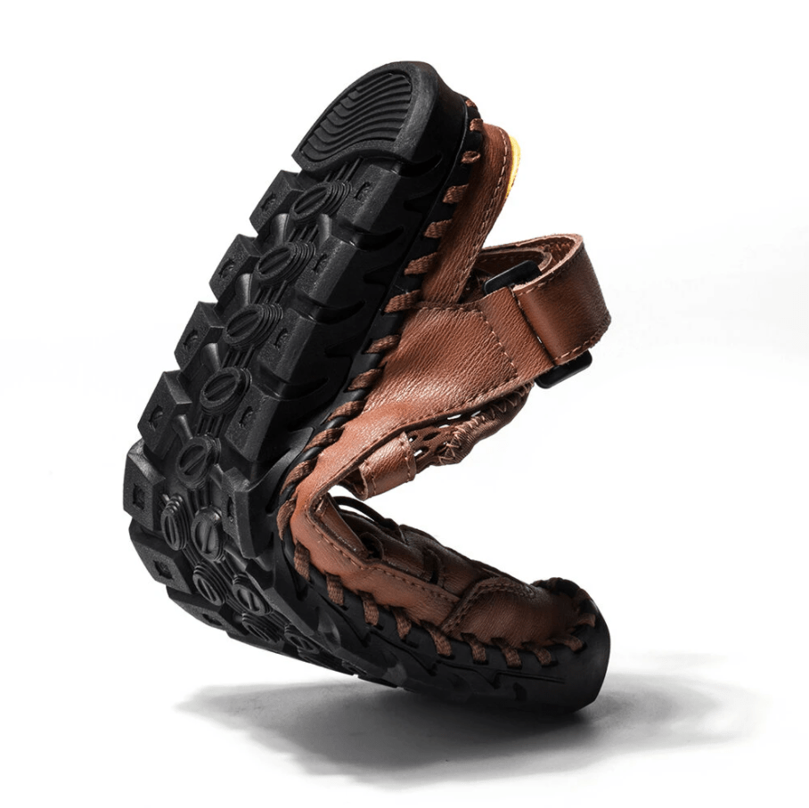 🎉40% OFF NOW🎉Men Genuine Leather Non-slip Mesh Casual Soft Sandals