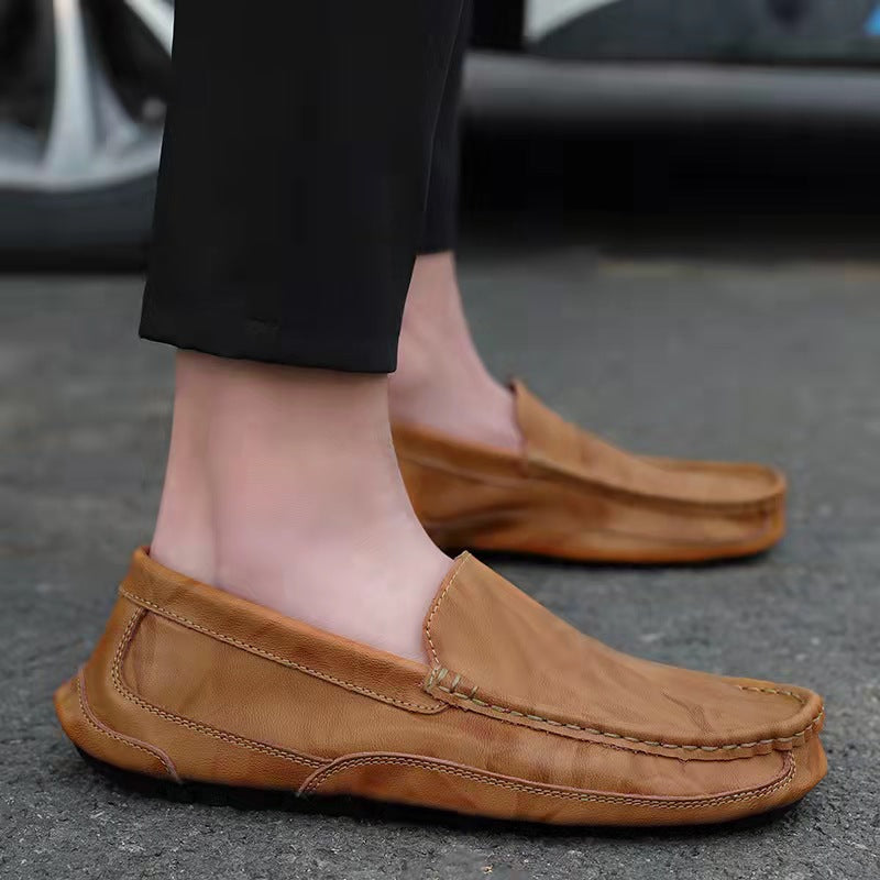 Comfymore™ Men's Genuine Leather Casual Business Driving Slip-On Loafers