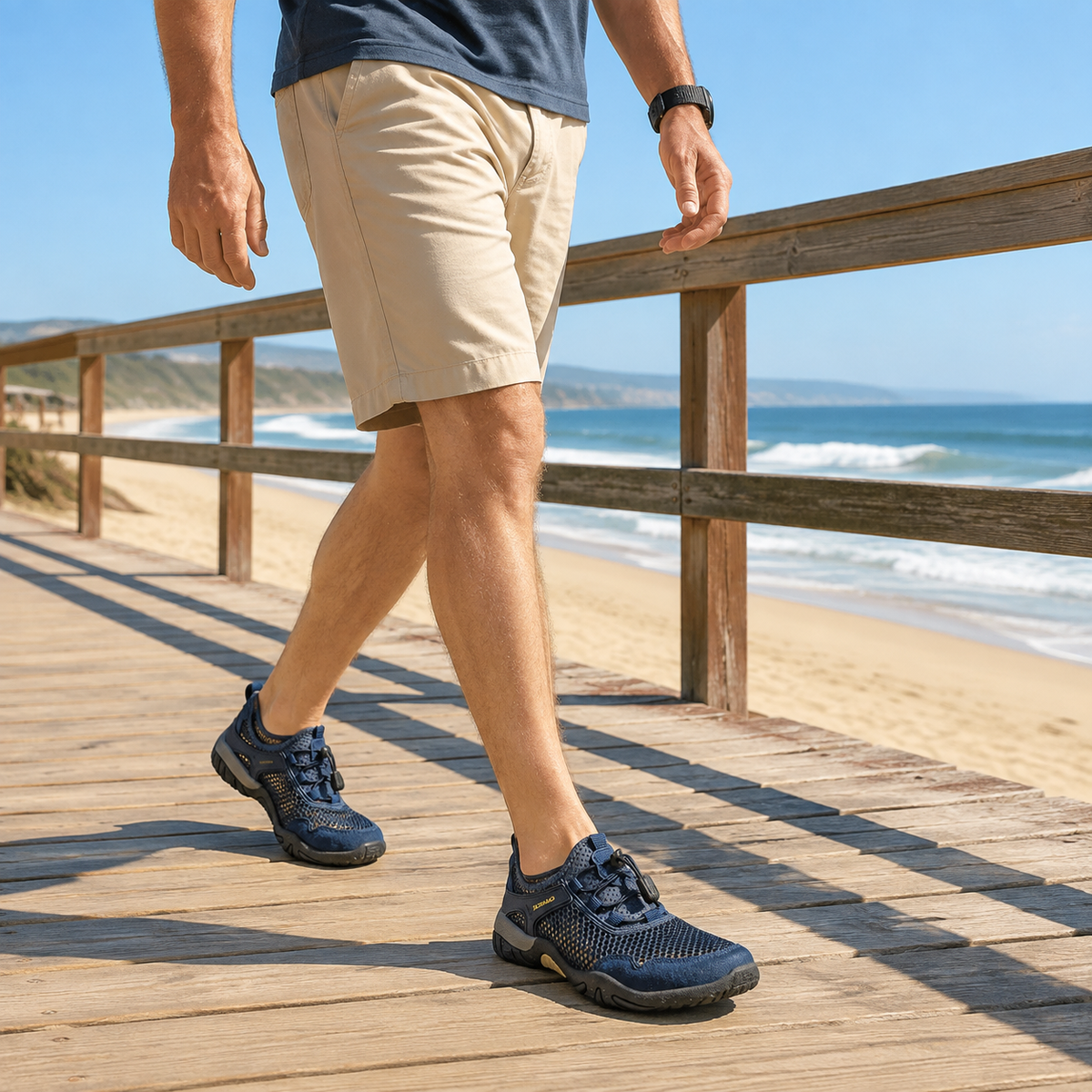 Men's Lightweight Walking Shoes – Breathable Comfort Sneakers Built for All-Day Adventures