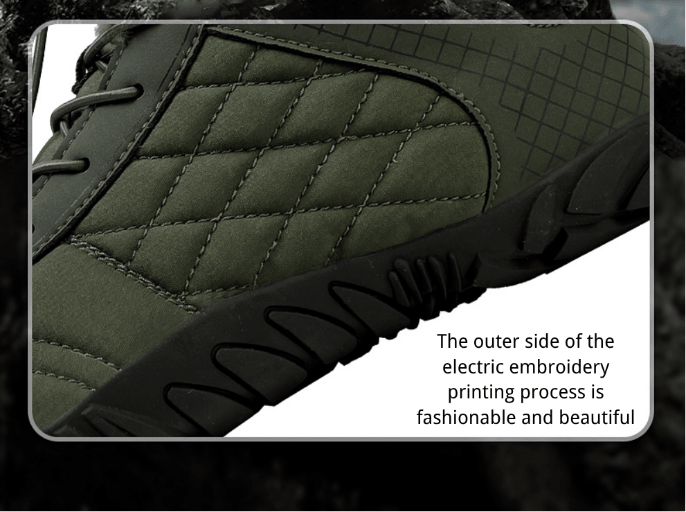 ❄️ArcticStride- Non-slip & Carbon Fiber Waterproof Winter Barefoot Shoes (Unisex)