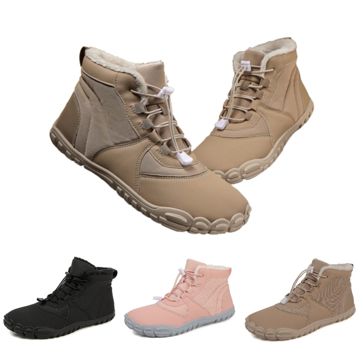 CocoaComfort- Non-slip & Carbon Fiber Waterproof Winter Barefoot Shoes (Unisex)