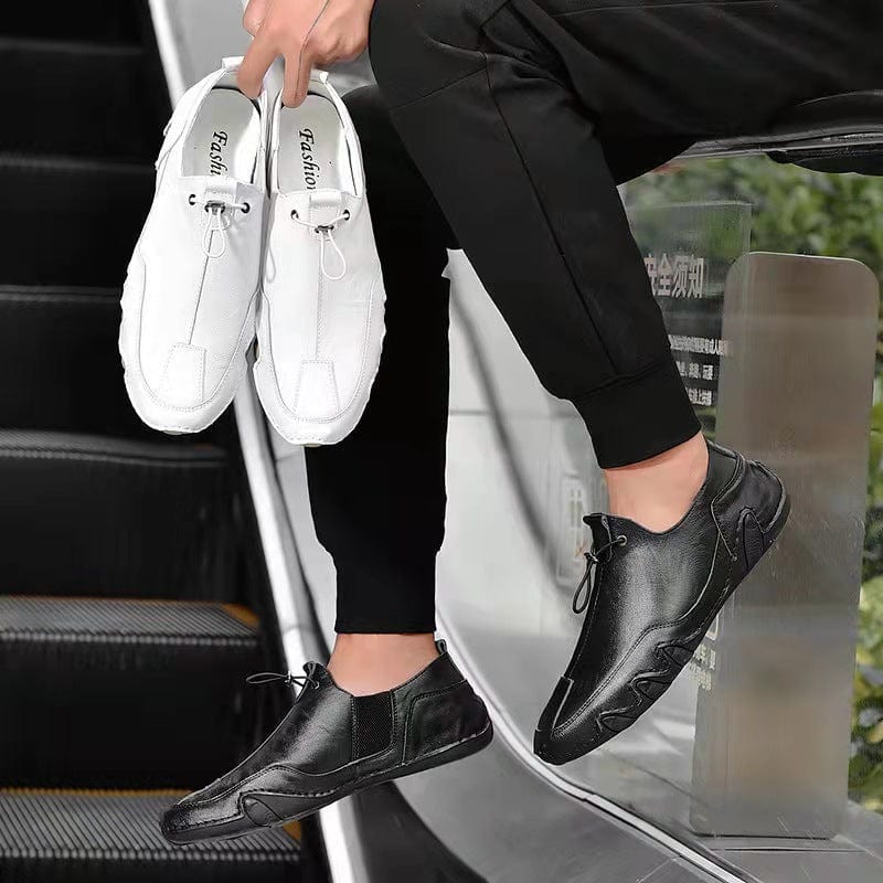 🔥Hot Sale🎁--30% OFF 🎉 Men Genuine Leather Lightweight Soft Sole Fashion Casual Loafers