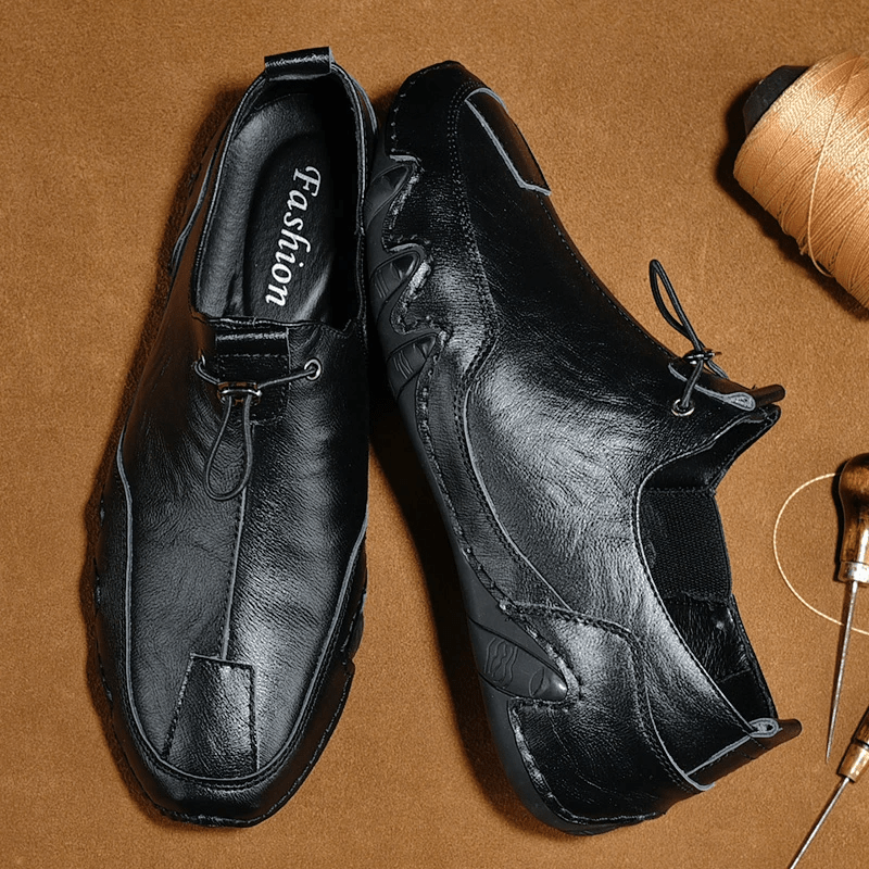 🔥Hot Sale🎁--30% OFF 🎉 Men Genuine Leather Lightweight Soft Sole Fashion Casual Loafers