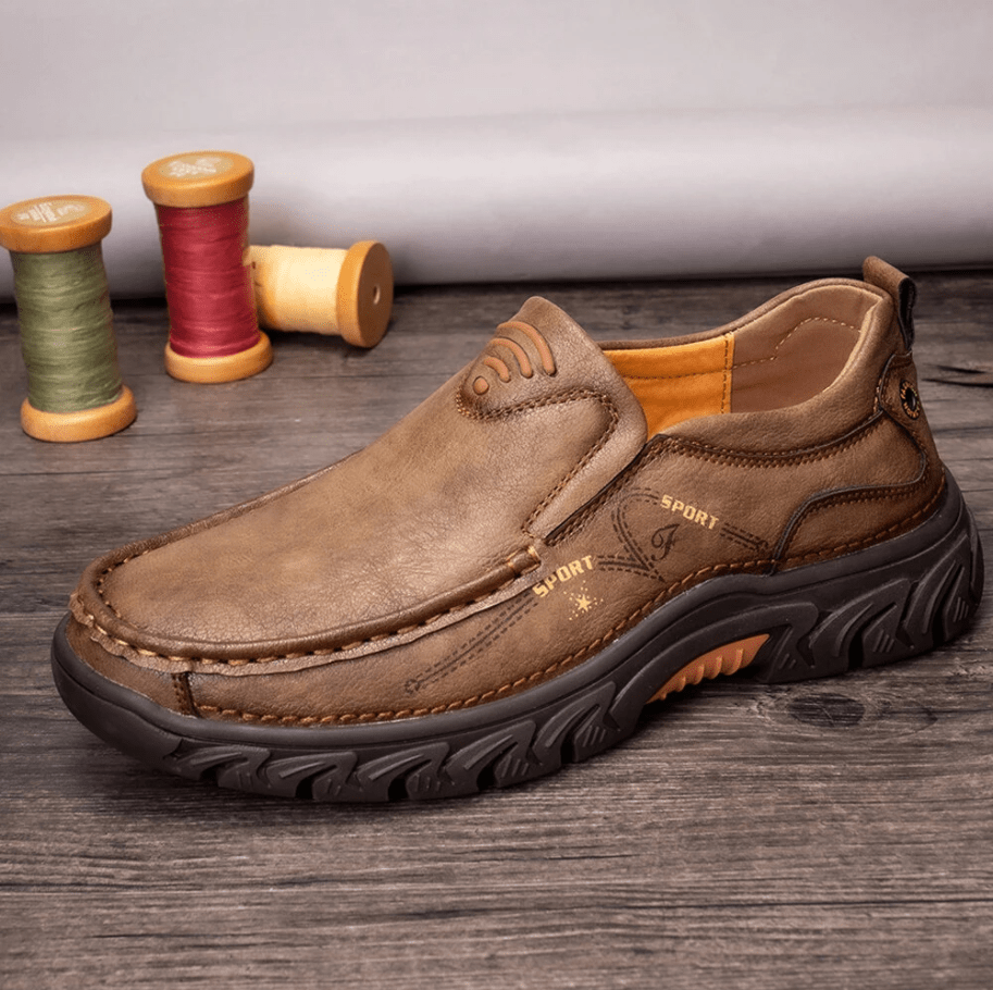 🔥Hot Sale🎁--40% OFF 🎉 Mens Waterproof Non Slip Casual Genuine Leather Loafers