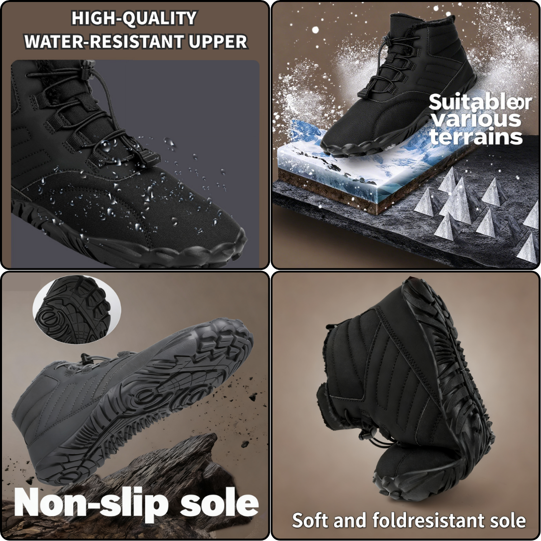ChestnutStep- Non-slip & Carbon Fiber Waterproof Winter Barefoot Shoes (Unisex)