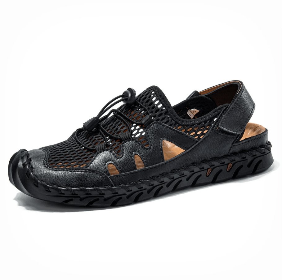 🎉40% OFF NOW🎉Men Genuine Leather Non-slip Mesh Casual Soft Sandals