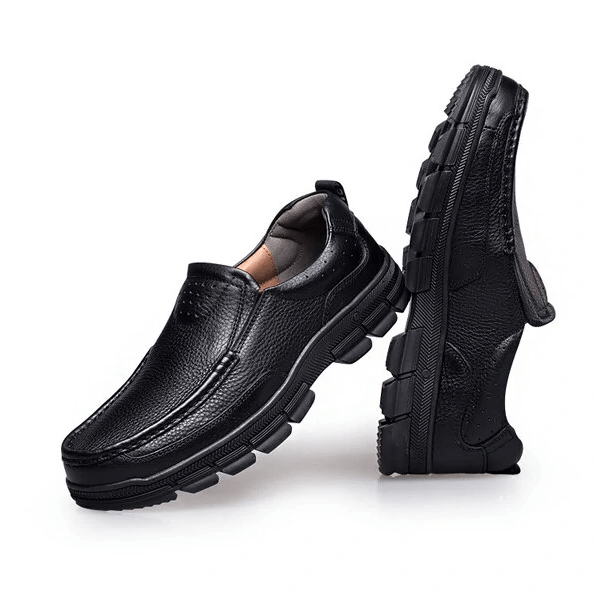 🔥Hot Sale🎁--35% OFF 🎉 Mens Comfy Soft Bottom Genuine Leather Slip On Loafers