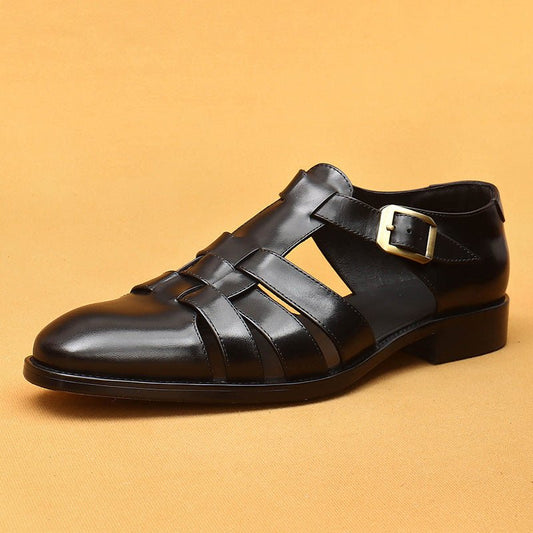 [Copy]GUYSTEP-Patent leather luxury business men's ankle boots