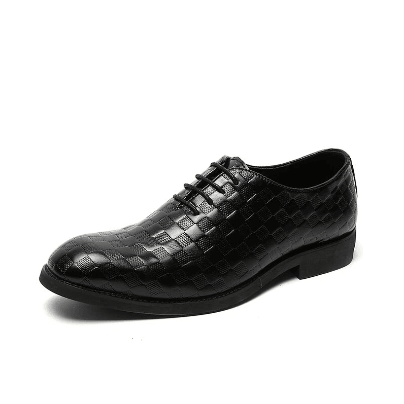🔥Hot Sale🎁 - 40% OFF 🎉 Men Casual Business Cap Toe Lace-up Leather Dress Oxfords - oscloudgo