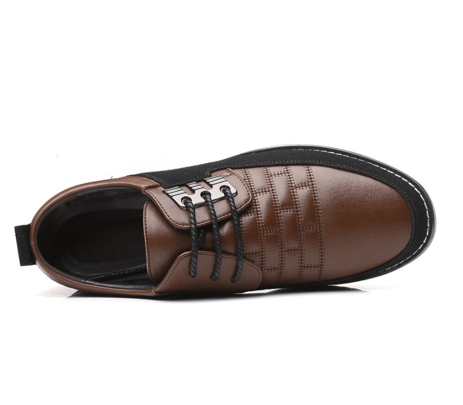 🔥Hot Sale🎁 - 40% OFF 🎉Men Splicing Non Slip Business Casual Comfortable Leather Oxfords - oscloudgo