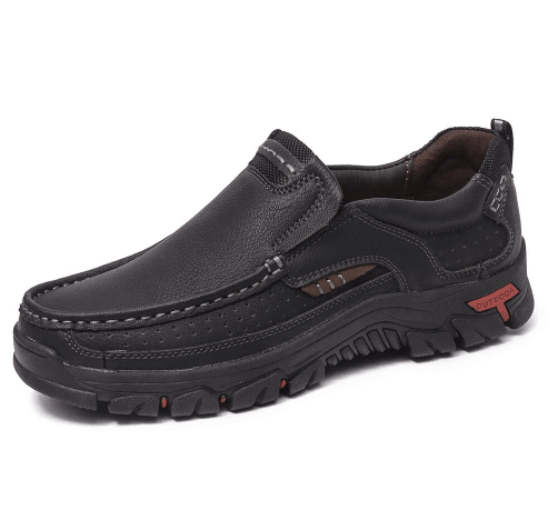 🔥Hot Sale🎁--50% OFF 🎉 Men's Casual Non-Slip Comfy Breathable Leather Slip On Lofers