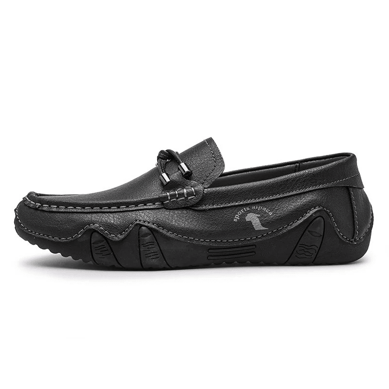 🔥Hot Sale🎁 - 50% OFF 🎉 Mens Genuine Leather Breathable Soft Sole Casual Slip On Loafers - oscloudgo