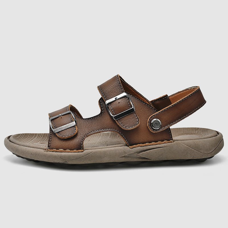 Jack Washington Genuine Leather Sandals - oscloudgo