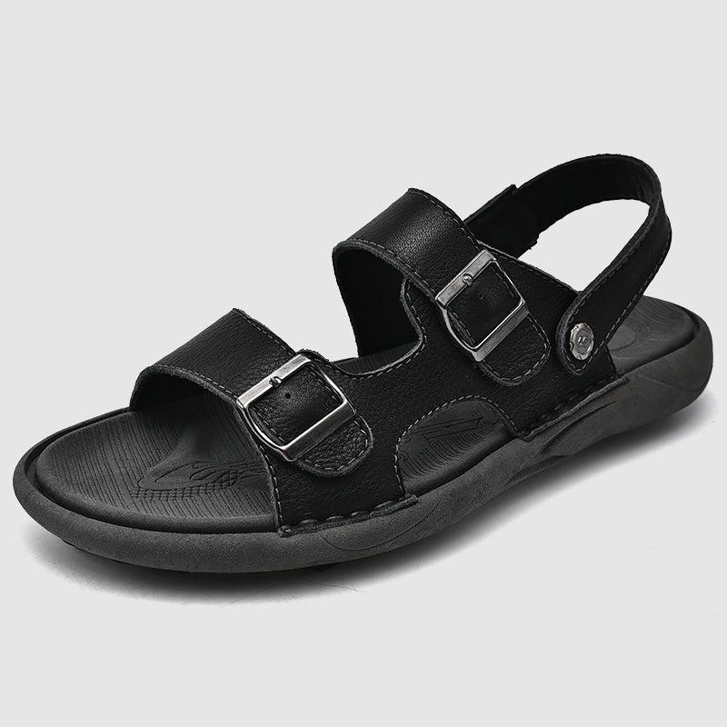 Jack Washington Genuine Leather Sandals - oscloudgo
