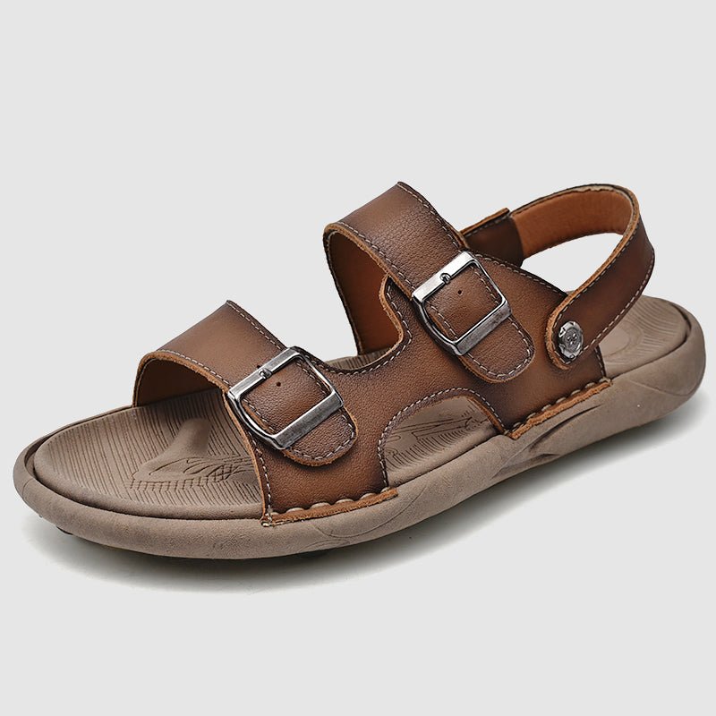 Jack Washington Genuine Leather Sandals - oscloudgo