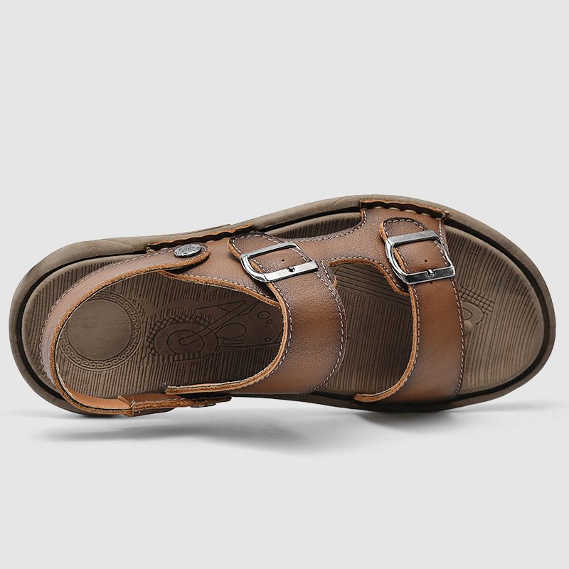 Jack Washington Genuine Leather Sandals - oscloudgo