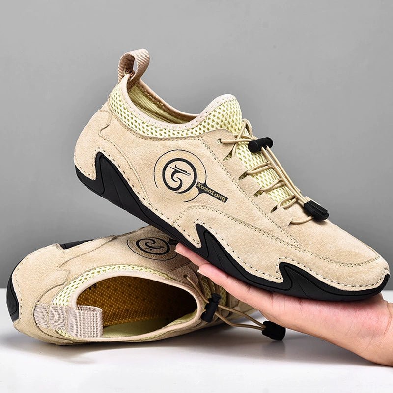 Large size men's casual breathable sports shoes