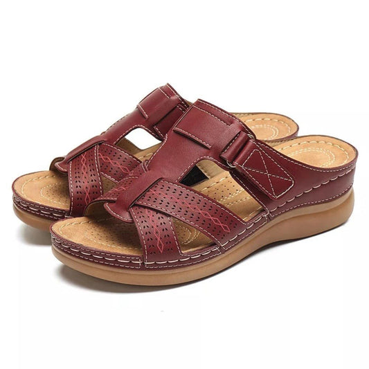 LAST DAY 49% OFF WOMEN PREMIUM LEATHER ORTHOPEDIC SANDALS - oscloudgo