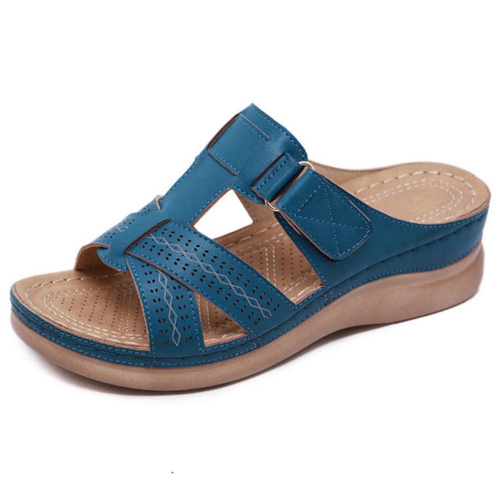 LAST DAY 49% OFF WOMEN PREMIUM LEATHER ORTHOPEDIC SANDALS - oscloudgo