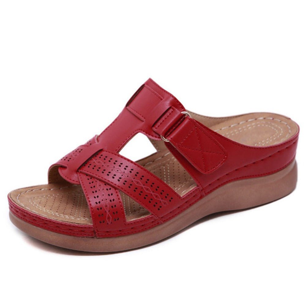 LAST DAY 49% OFF WOMEN PREMIUM LEATHER ORTHOPEDIC SANDALS - oscloudgo