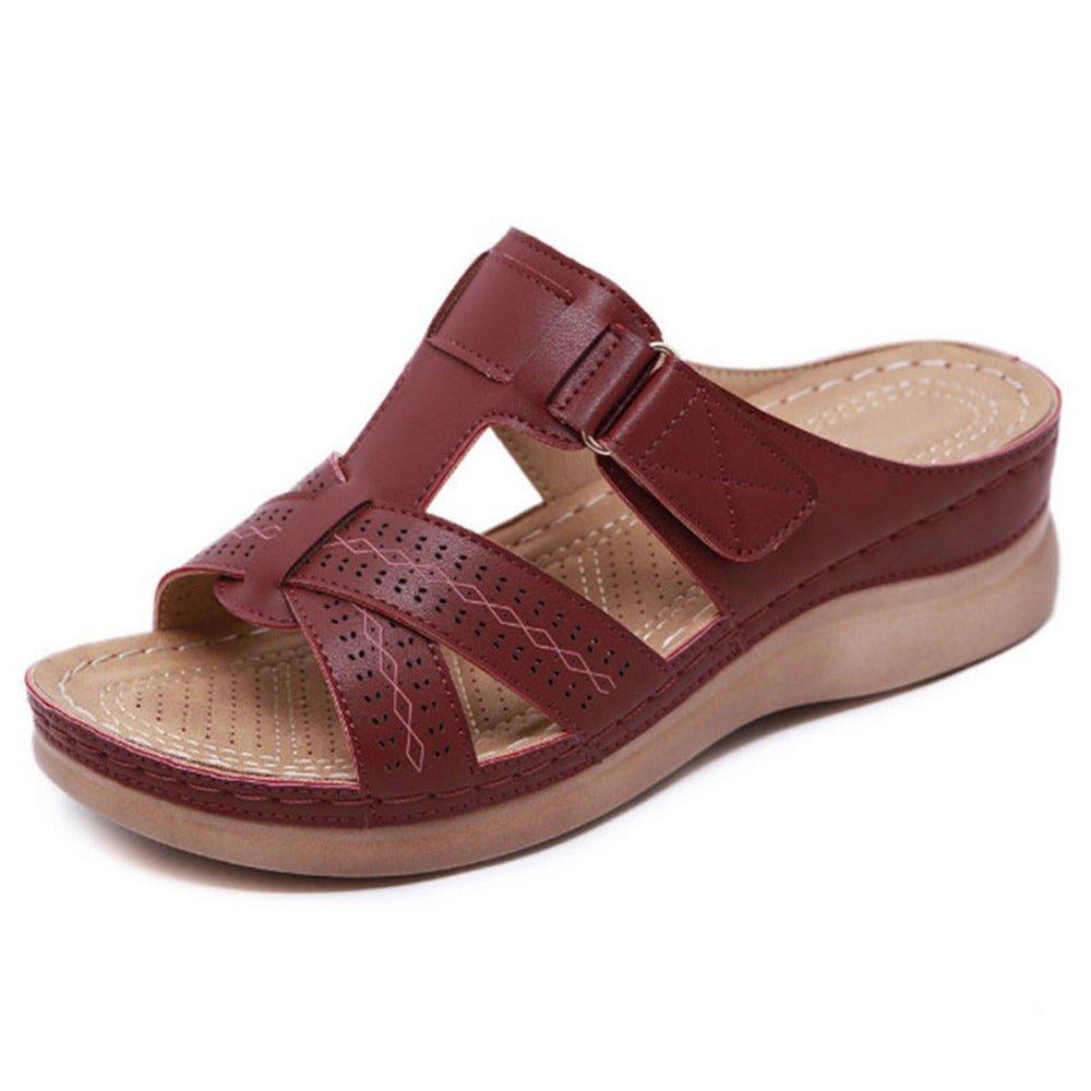 LAST DAY 49% OFF WOMEN PREMIUM LEATHER ORTHOPEDIC SANDALS - oscloudgo