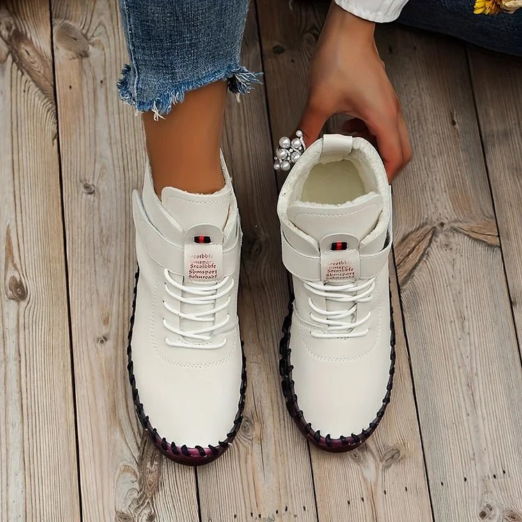 🔥Last Day 49% OFF -Women's Handmade Comfortable Orthopedic Soft Sole Leather Shoes Boots