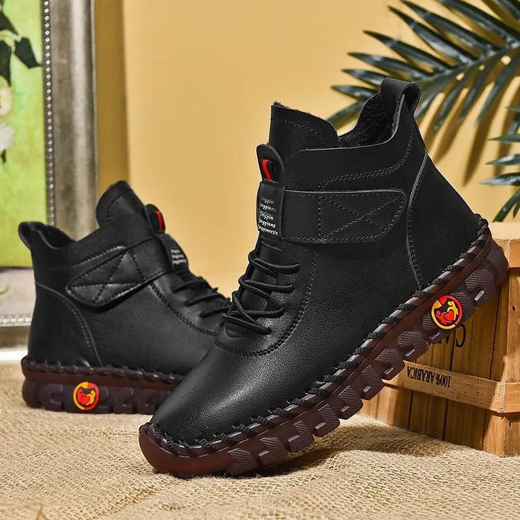 🔥Last Day 49% OFF -Women's Handmade Comfortable Orthopedic Soft Sole Leather Shoes Boots