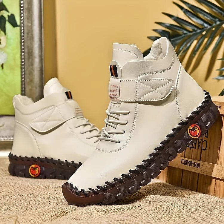 🔥Last Day 49% OFF -Women's Handmade Comfortable Orthopedic Soft Sole Leather Shoes Boots