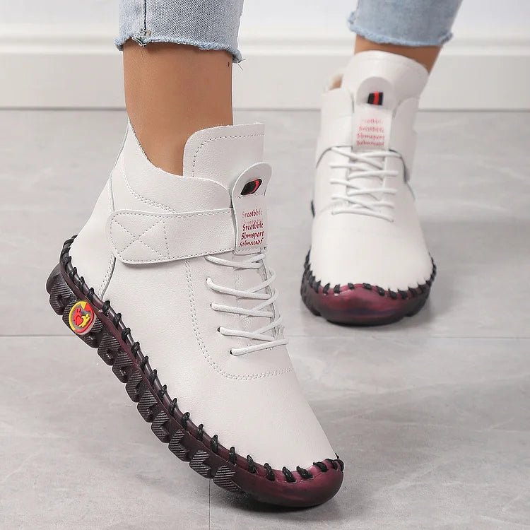 🔥Last Day 49% OFF -Women's Handmade Comfortable Orthopedic Soft Sole Leather Shoes Boots