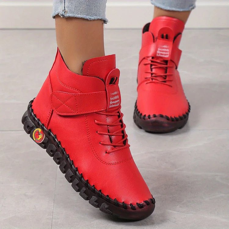 🔥Last Day 49% OFF -Women's Handmade Comfortable Orthopedic Soft Sole Leather Shoes Boots