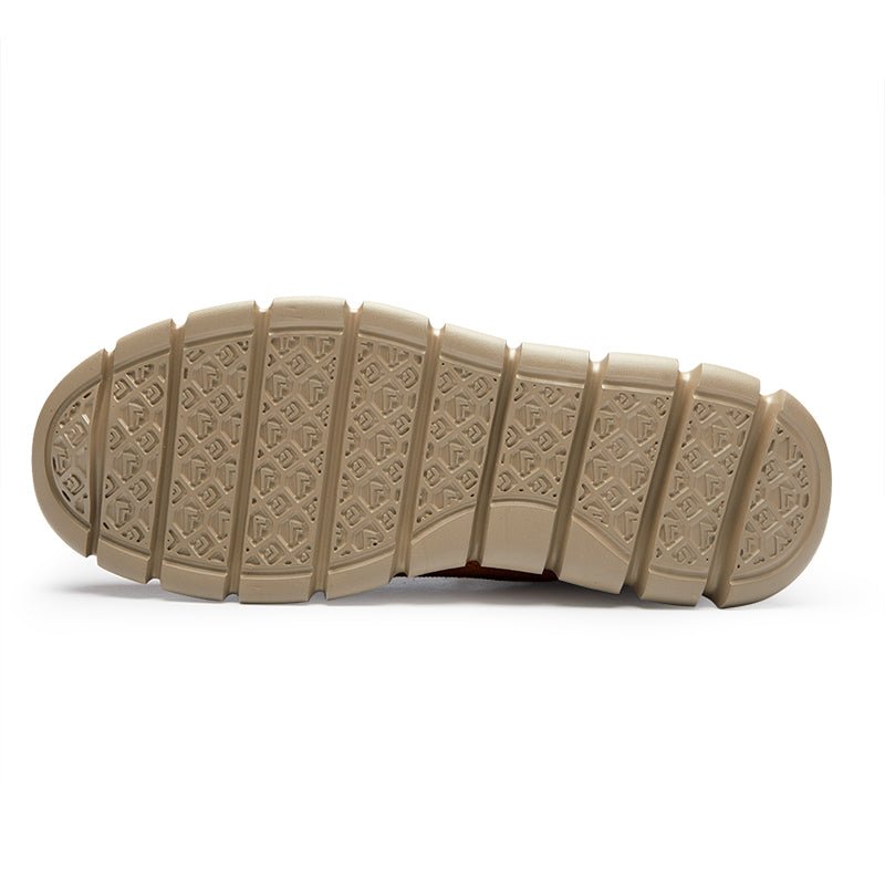 ⏰LAST DAY - 50% OFF🛒 Men’s Lightweight Knit Mid-Top Boots – Stretch Collar & Supportive Sole for Outdoor and Casual Wear - oscloudgo