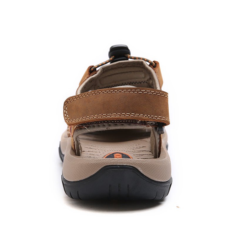 Fisherman Mens Sandals Outdoor Comfort Memory Foam Sandals for Men