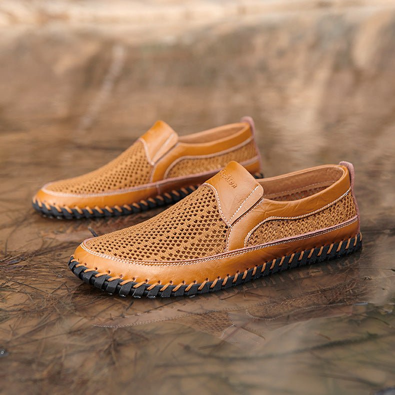 Men's Breathable Mesh Comfy Casual Slip On Loafers Water Shoes