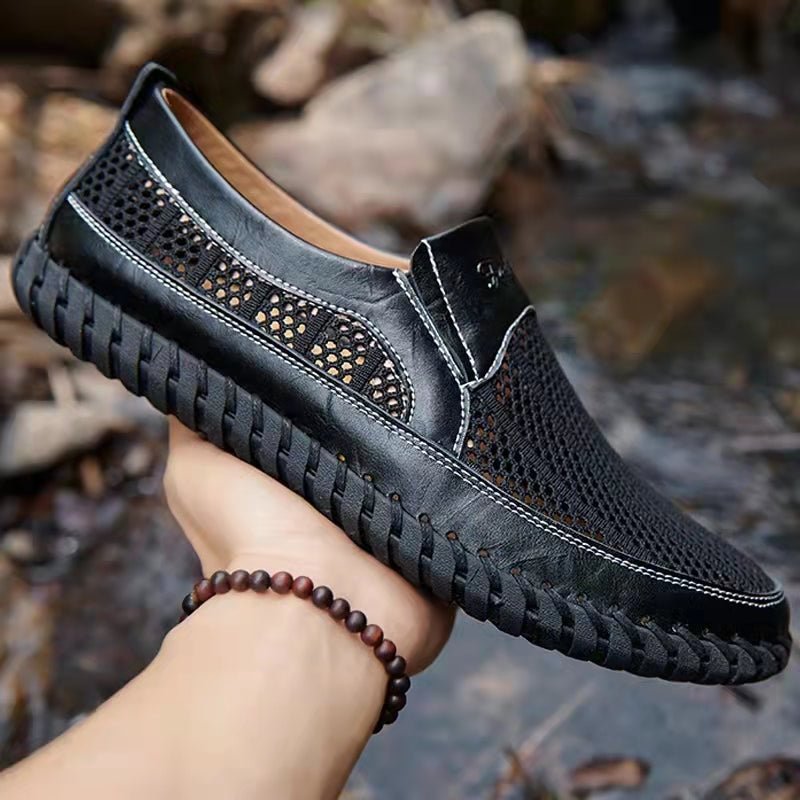 Men's Breathable Comfy Casual Slip On Loafers Water Walking Shoes