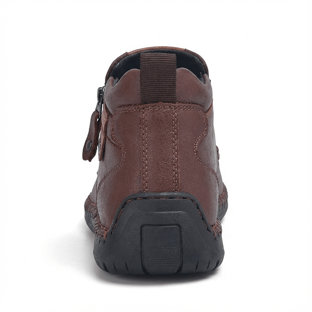 ⏰Promotion 50% OFF - Men's Handcrafted Vintage Genuine Leather Slip On Ankle Boots