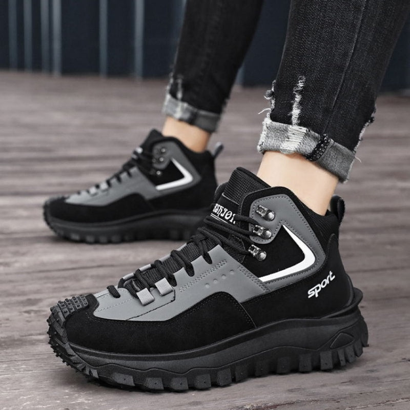 (⏰LAST DAY-70% OFF🛒)Men's Outdoor Hiking Boots - Waterproof, Non-Slip, Puncture-Proof And Smash-Proof; Correct Arch Support And Wide Toe - Suitable For Daily Wear And Outdoor Adventures