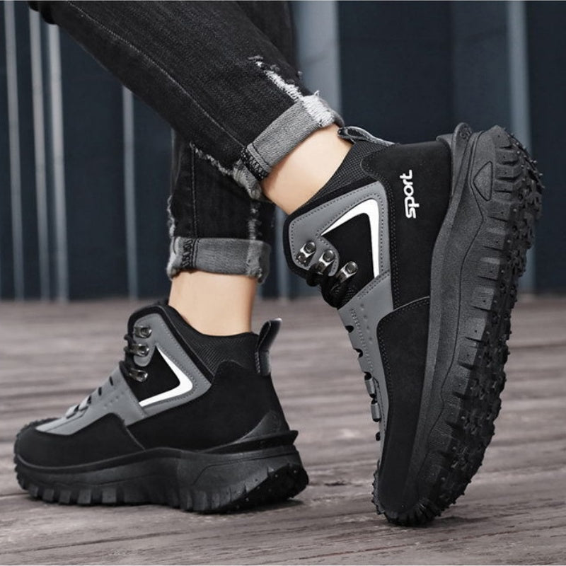 (⏰LAST DAY-70% OFF🛒)Men's Outdoor Hiking Boots - Waterproof, Non-Slip, Puncture-Proof And Smash-Proof; Correct Arch Support And Wide Toe - Suitable For Daily Wear And Outdoor Adventures
