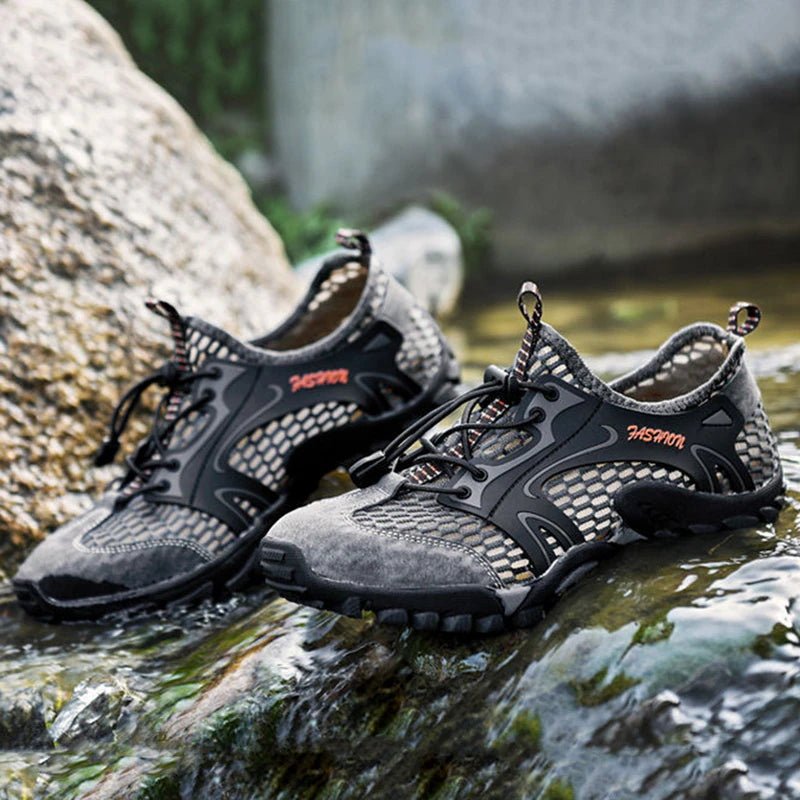 Men's Breathable Mesh Casual Lightweight Outdoor Hiking Shoes