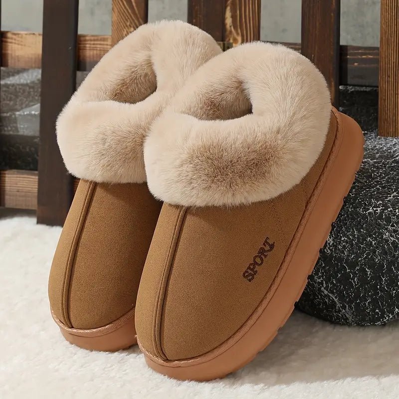 💖LAST DAY PROMOTION 56% OFF💖Women's Non-slip Mute Warm Fluffy Shoes Slippers