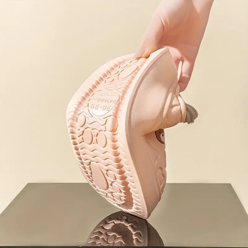 💖LAST DAY PROMOTION 56% OFF💖Women's Waterproof Non-slip Mute Fluffy House slippers - oscloudgo