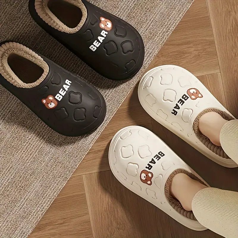 💖LAST DAY PROMOTION 56% OFF💖Women's Waterproof Non-slip Mute Fluffy House slippers - oscloudgo