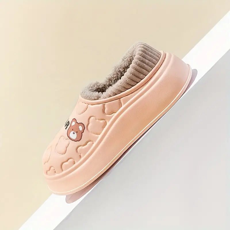 💖LAST DAY PROMOTION 56% OFF💖Women's Waterproof Non-slip Mute Fluffy House slippers - oscloudgo